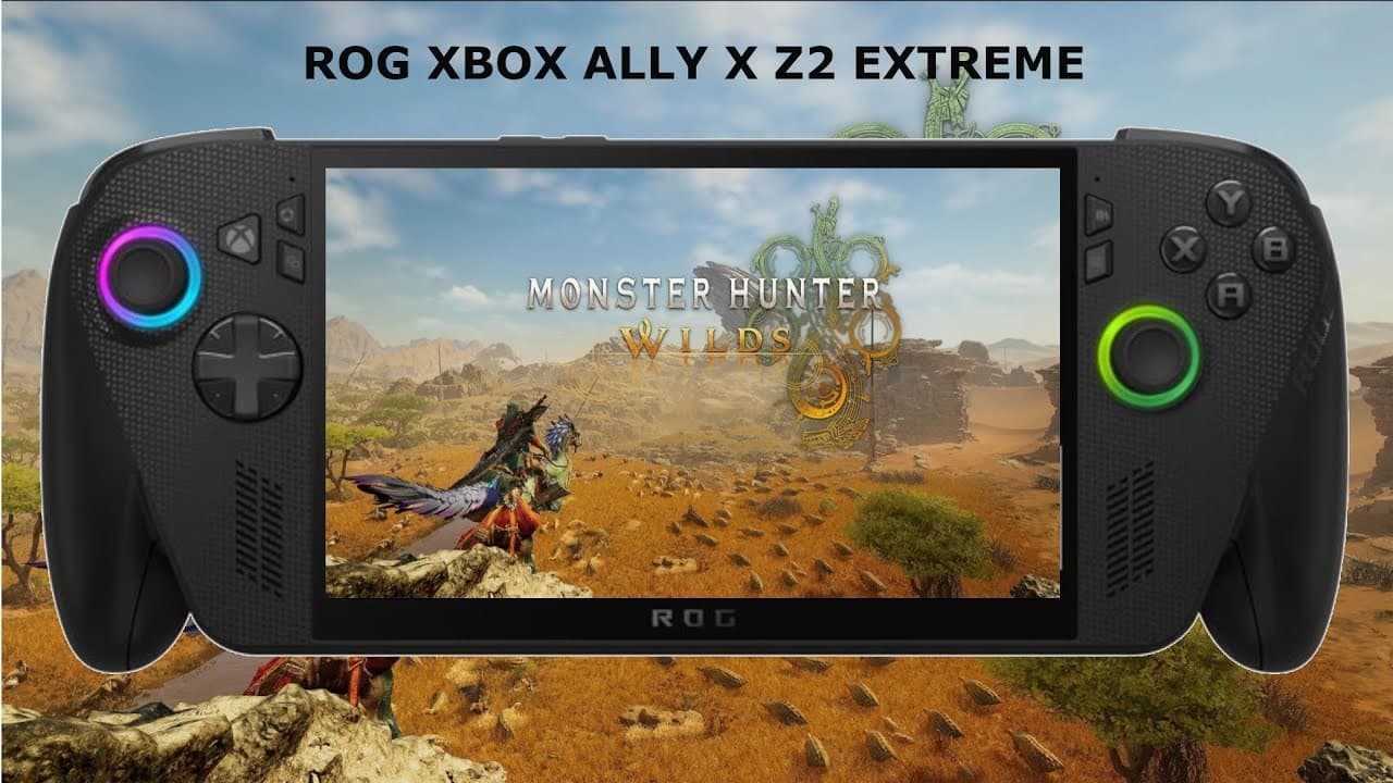 ROG Xbox Ally X Z2 Extreme / Monster Hunter Wilds - FSR 4.1.1 Performance / SteamOS 3.8.24