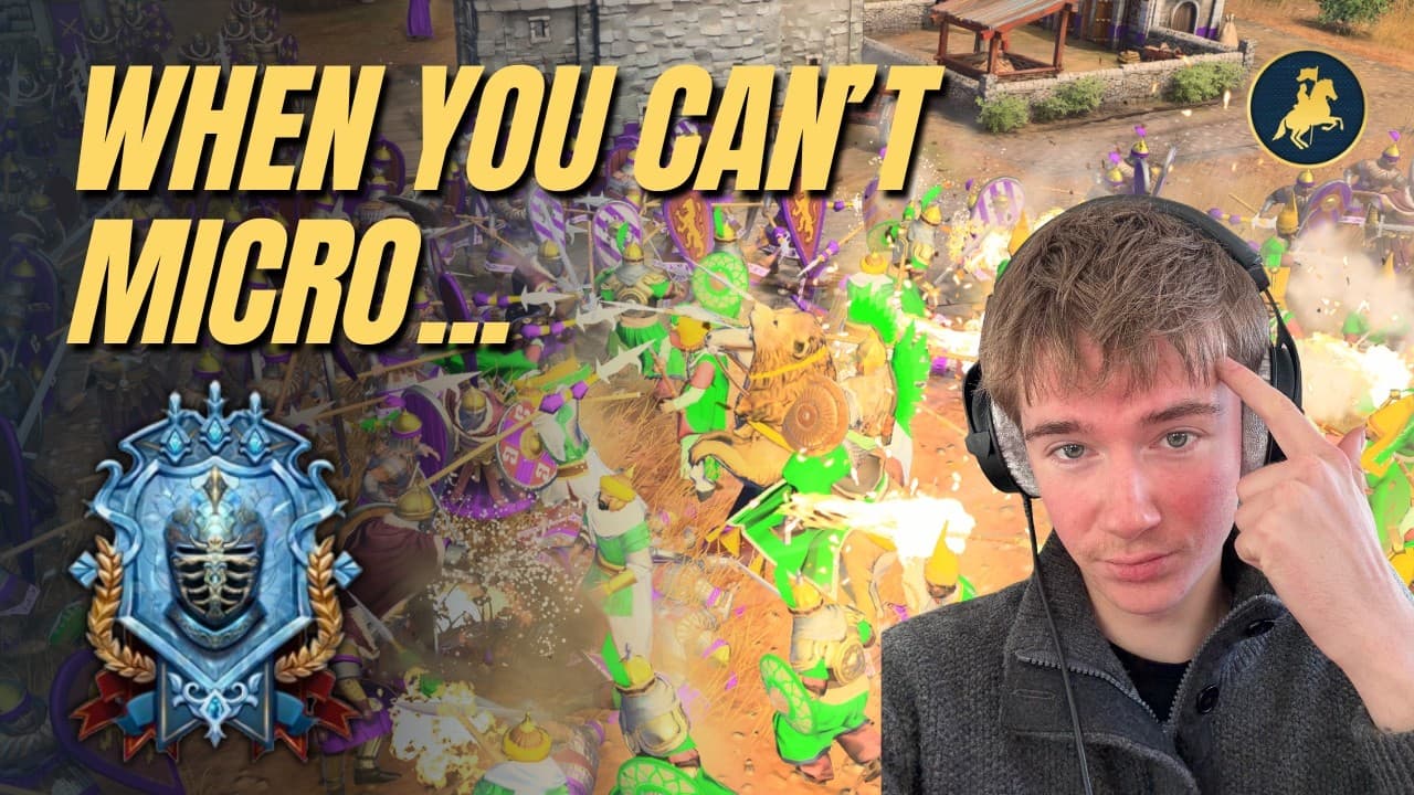 How To Win Without Good Micro | AoE4 Diamond Coaching