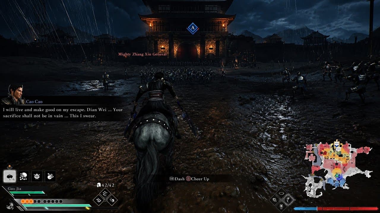 Ziluan vs Zhang Xiu – Escape from Wan Castle | Dynasty Warriors Origins