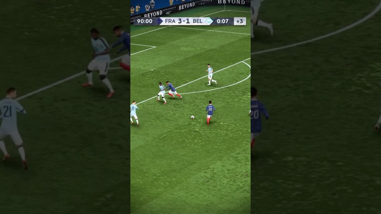 Doue’s Assist or Olise’s Goal better? 😱 France vs Belgium 💀 #eafc #fc27 #fifa #football #shorts