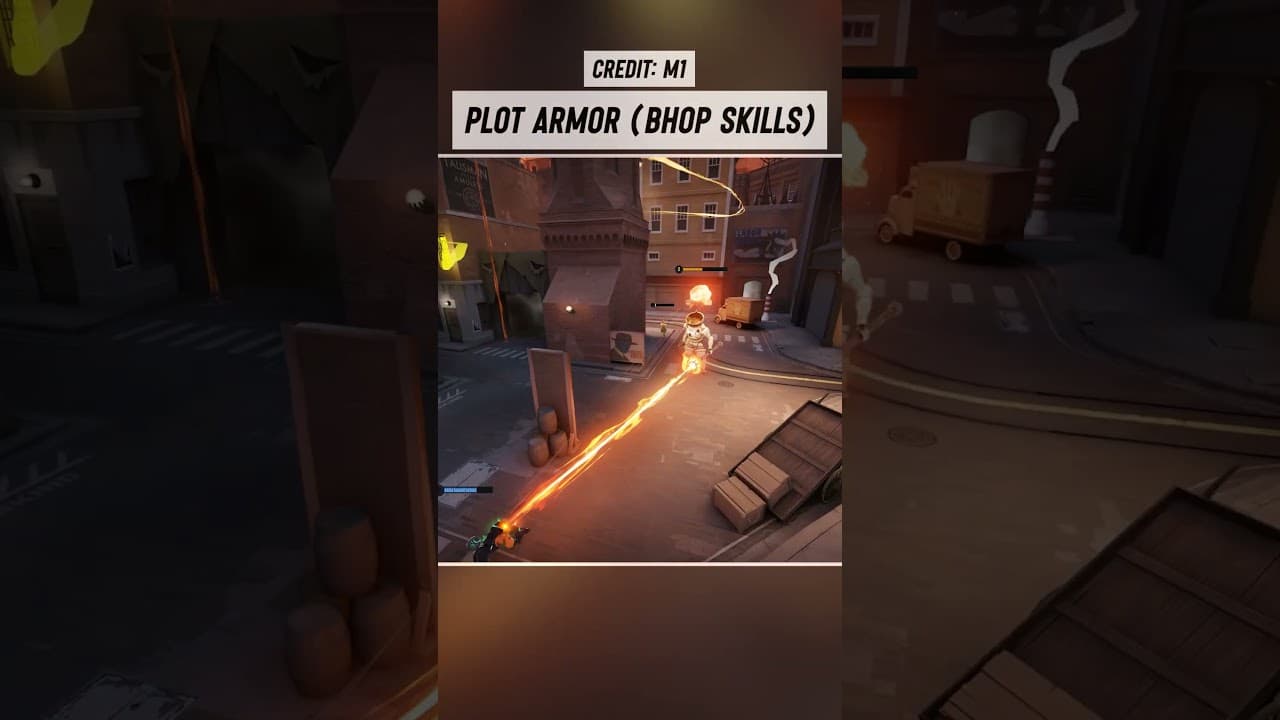 Plot armor (bhop skills) 🤓 #deadlock #deadlockclips