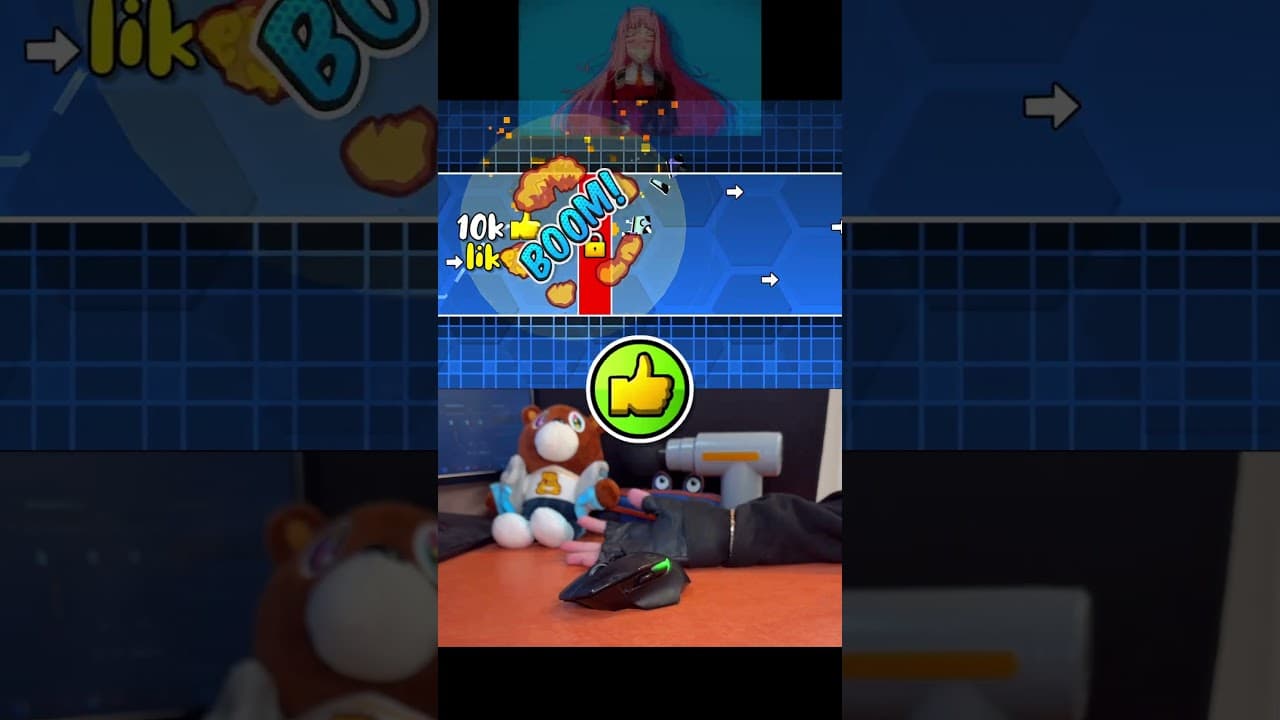 Can I BEAT This IMPOSSIBLE TOCA TOCA ORB SPAM CHALLENGE?🤔 #shorts #geometrydash #gd