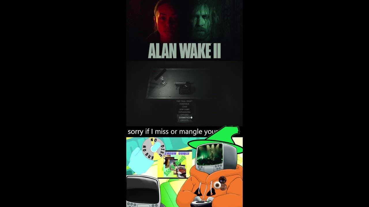 New Tuesday: Earlier than last time (Alan Wake 2)