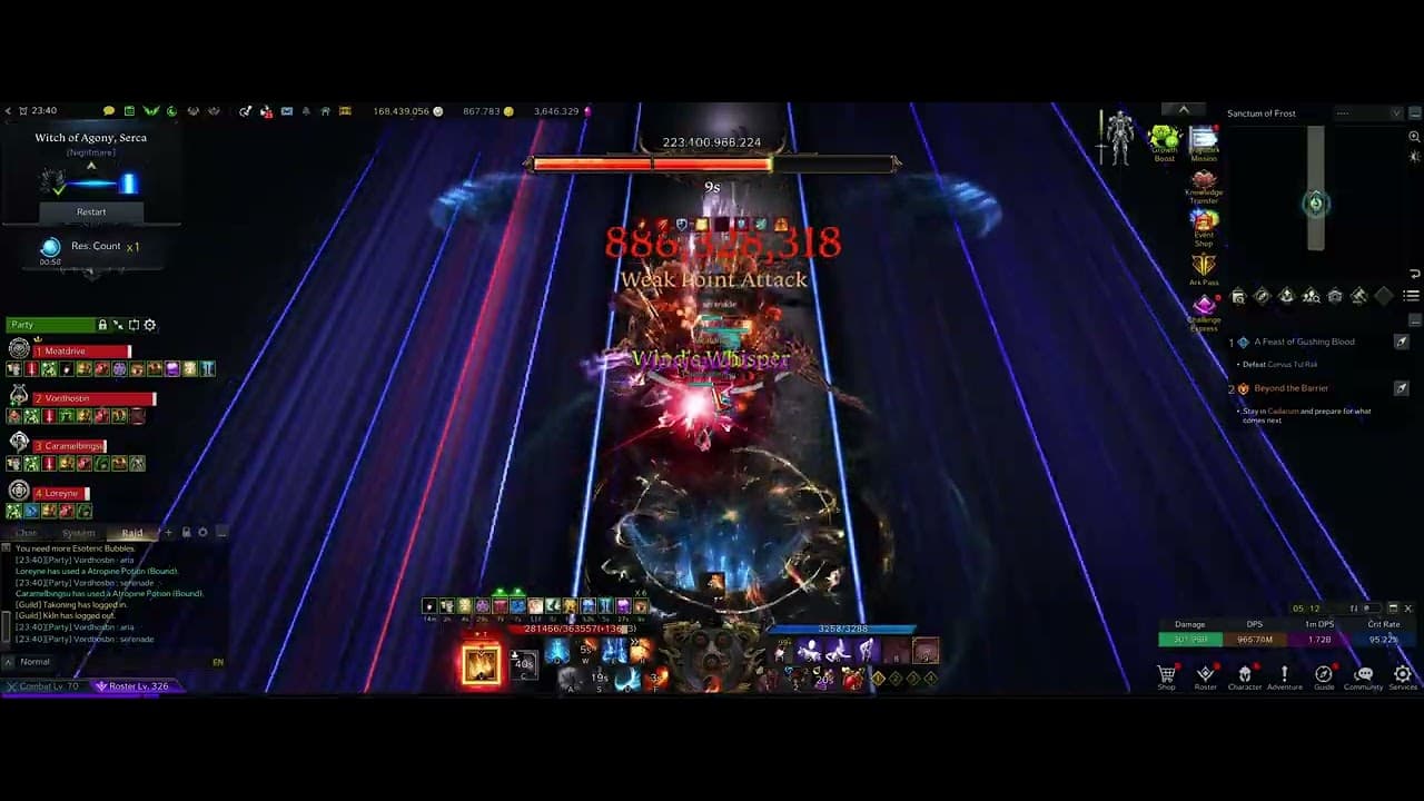 [Lost Ark] 111 2T Deathblow Striker Nightmare Serca G2