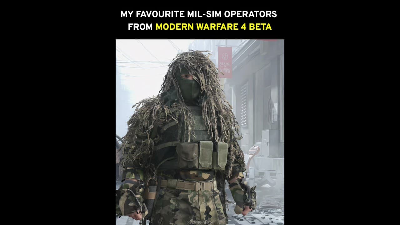These Mil-Sim Operators are perfect in Modern Warfare 4 #shorts #cod #mw4