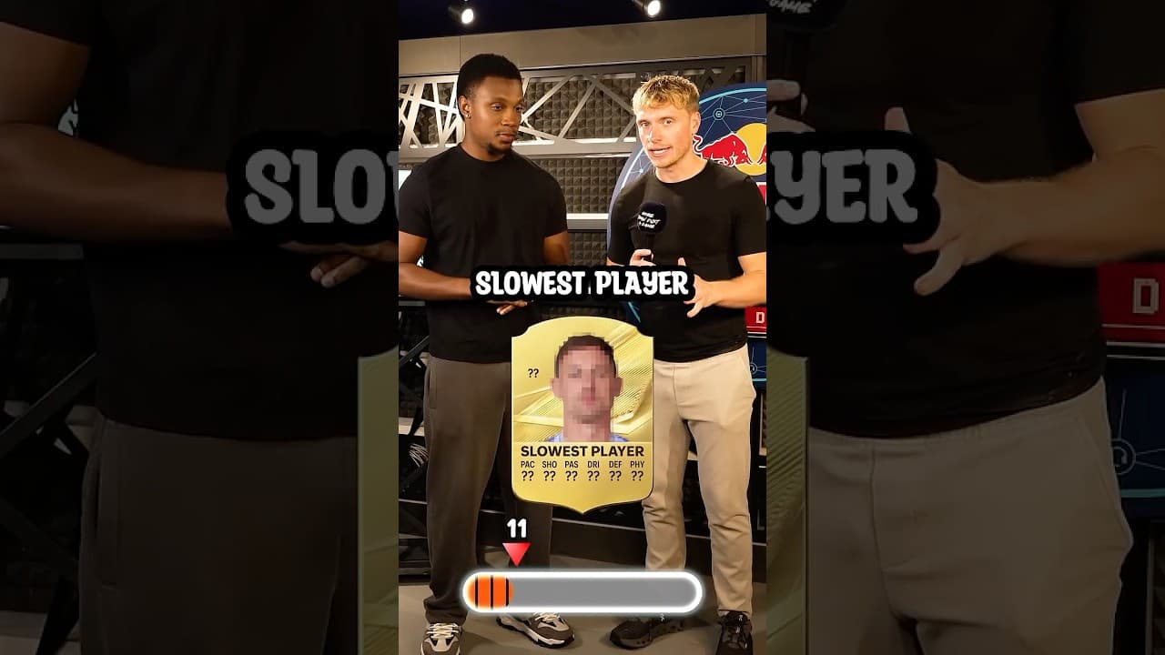 WHO IS THE SLOWEST PLAYER  ON FC27? 😭🏃‍♂️
