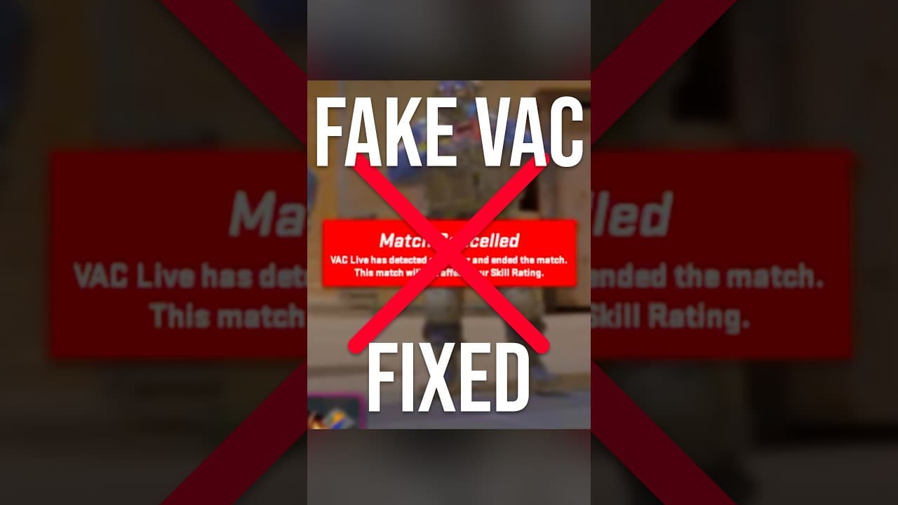 cs2 FIXED the fake vac issue