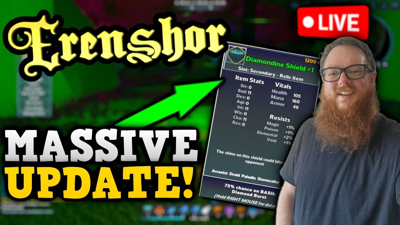 Erenshor Massive Update 0.7 | Raids | Big QoL improvments