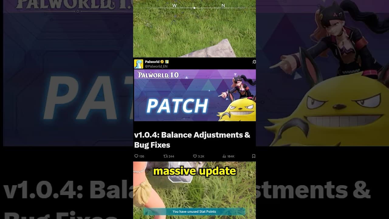 Palworld New v1.0.4 Update is CRAZY
