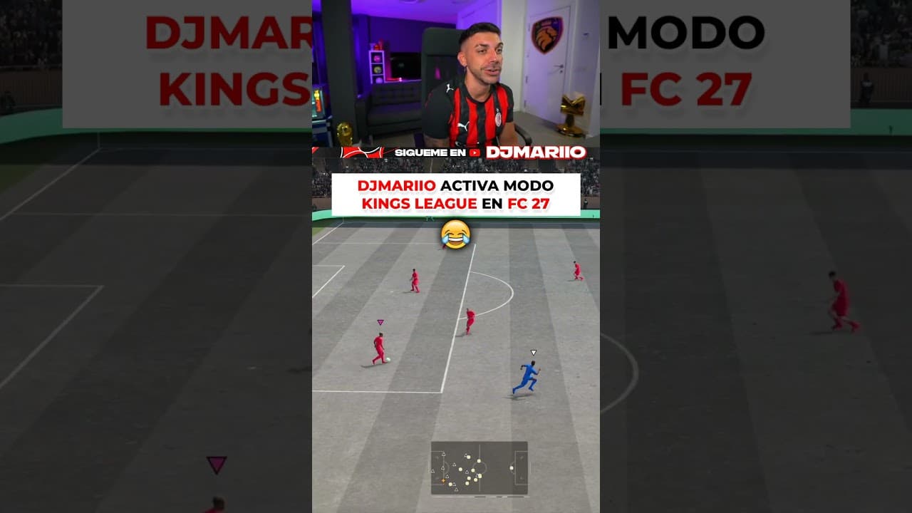 DJMARIIO ACTIVA EL MODO KINGS LEAGUE EN FC 27 😂 #djmariio #fc27