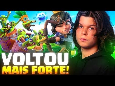 JOGUEI COM O DECK BAIT MAIS SPAM DO CLASH ROYALE!