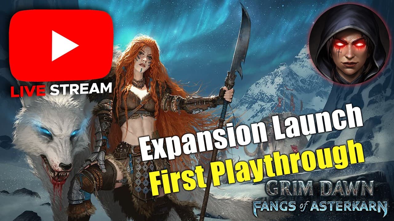 Some Diablo 4 then Grim Dawn Fangs of Asterkarn Expansion First Playthrough