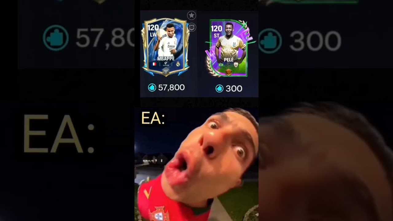 PoV: Mbappe 🇫🇷 vs Pele 🇧🇷 #fifamobile #fc27 #funny #pele #mbappe #shortsviral #shorts