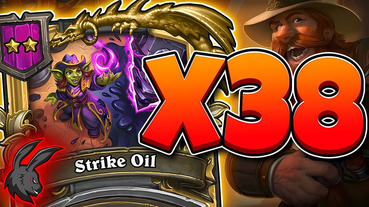 Casting 38 Strike Oils in ONE TURN?! @JeefHS | Hearthstone Battlegrounds Commentary