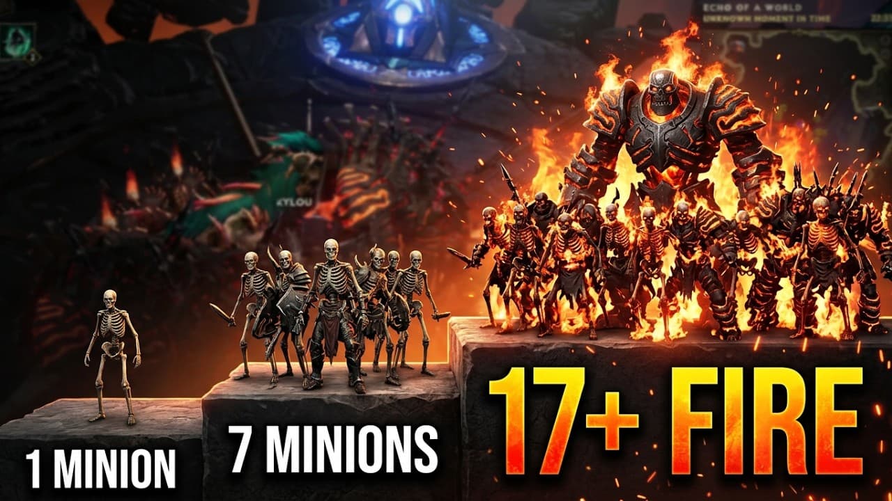 MEGA NECROMANCER FIRE 17+ minions