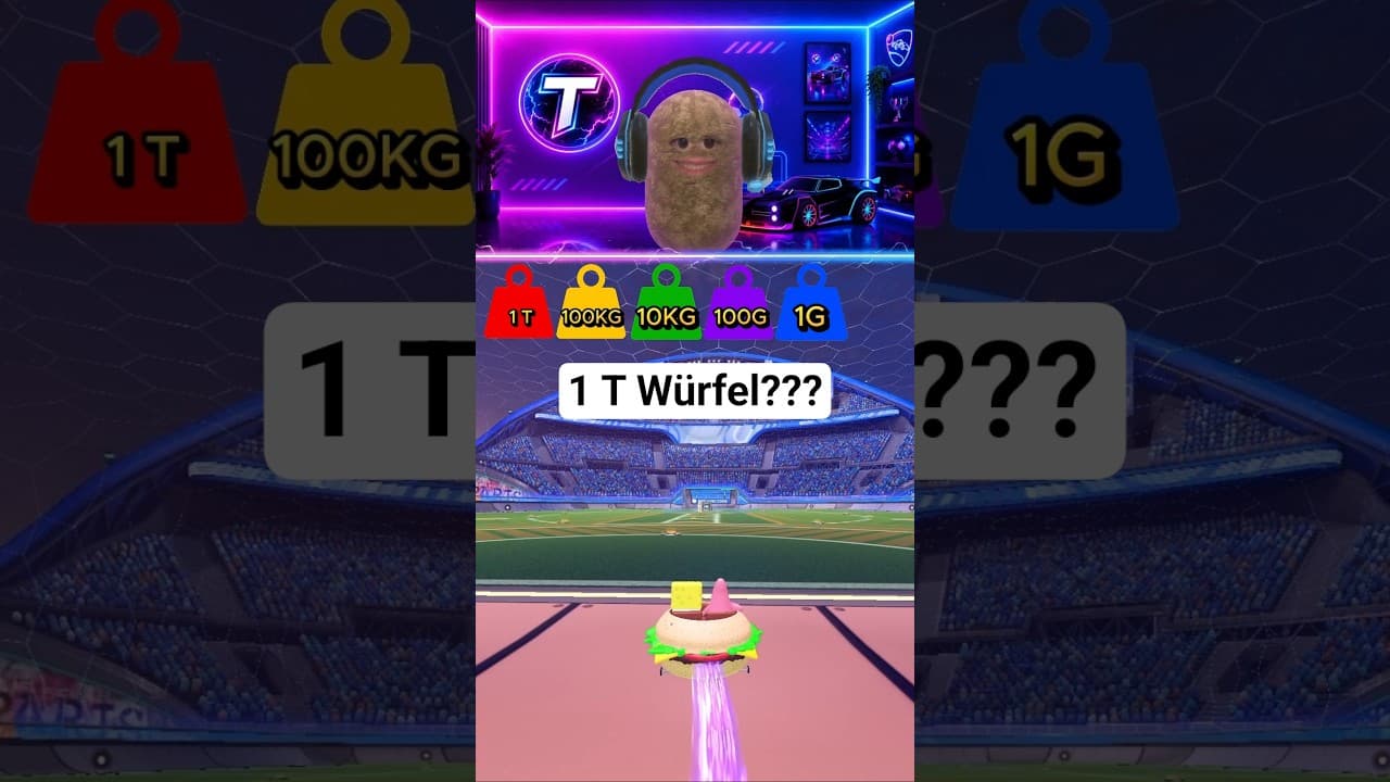 Ich teste den SCHWERSTEN bis LEICHTESTEN Würfel in Rocket League! 🎲