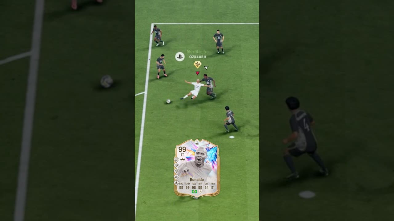 R9 with the craziest penalty dive ever 😂 #eafc #fc27 #fc26 #fut #football #shorts
