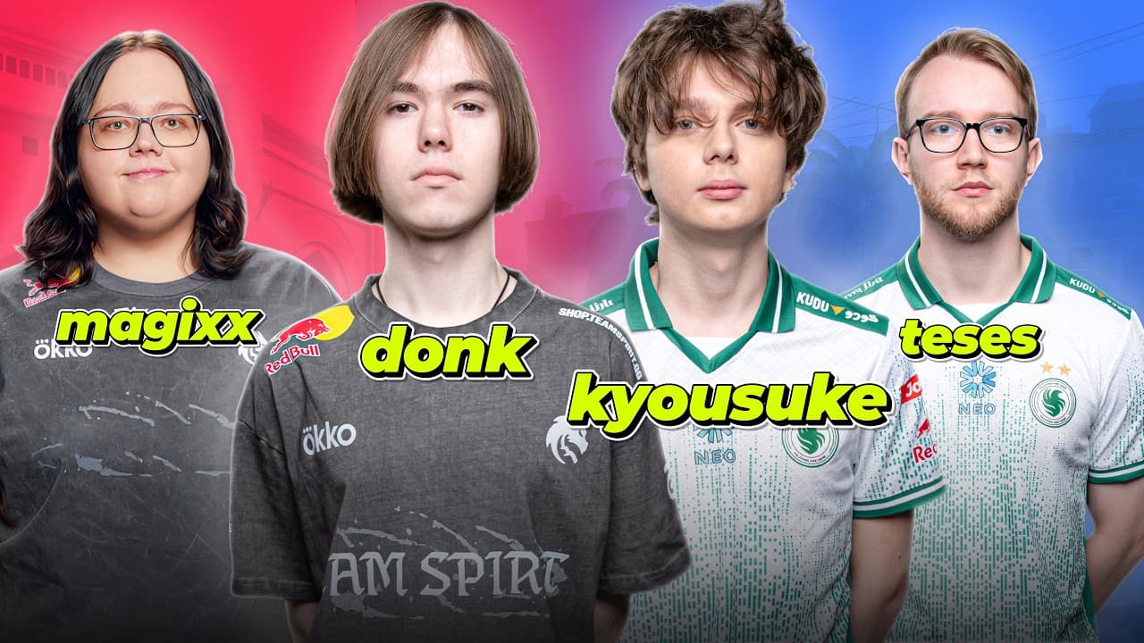 4 MAJOR CHAMPIONS IN ONE TEAM💀 DONK + KYOUSUKE + TESES + MAGIXX | CS2