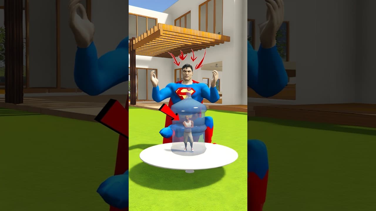SUPERMAN ACCIDENTALLY ATE LITTLE FRANKLIN THEN HE VOMIT HIM OUT 😬 #gta5 #shorts