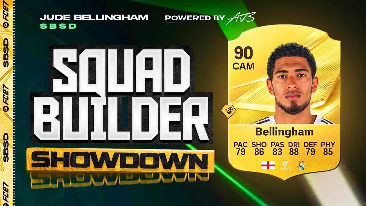 FC27 Squad Builder Showdown! JUDE BELLINGHAM!!!