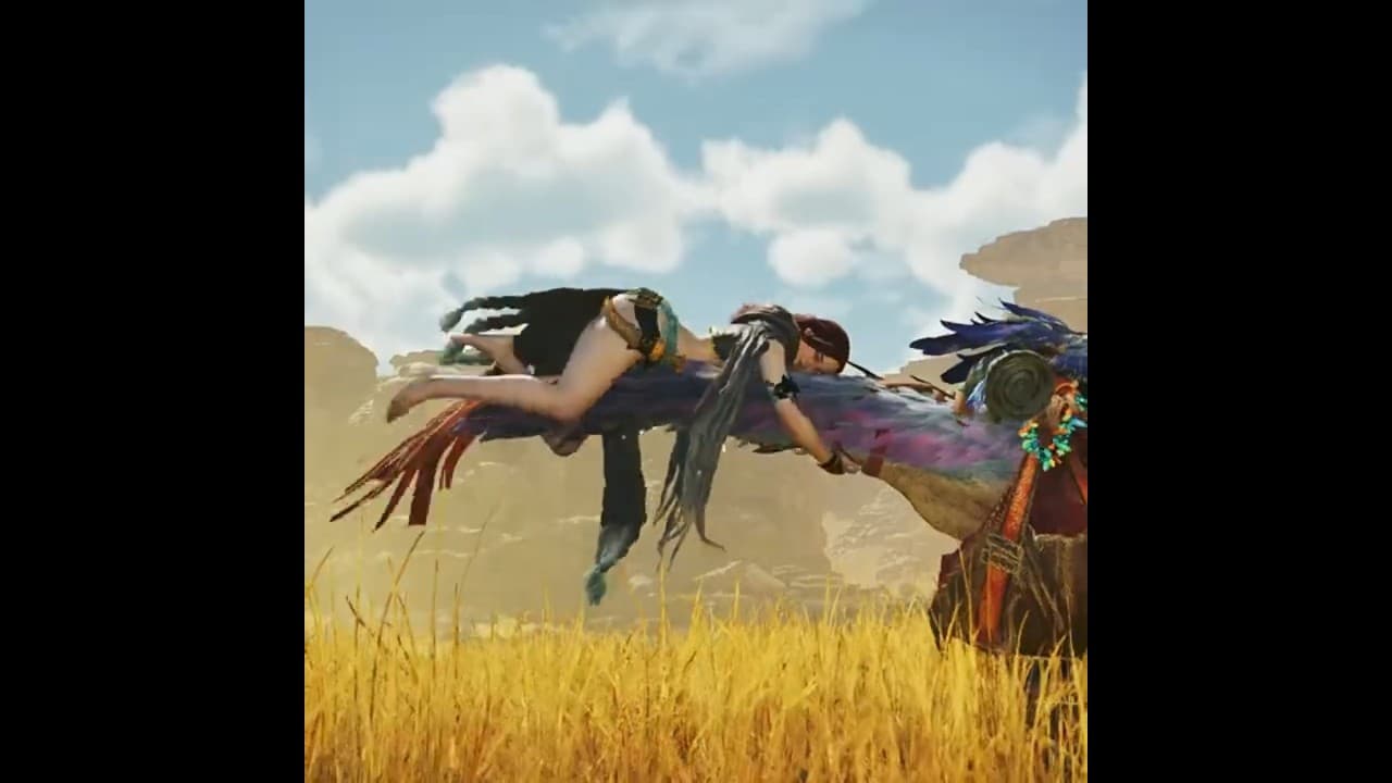 Playing with my Seikret  #monsterhunterwildsgameplay #monsterhunterwildsgame #monsterhunter  #gaming