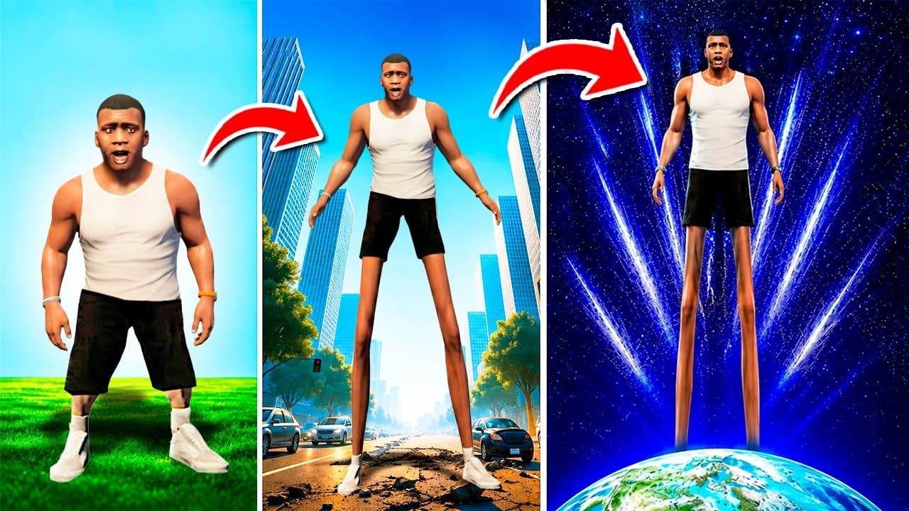 Me CONVIERTO en el HOMBRE más GRANDE de GTA 5