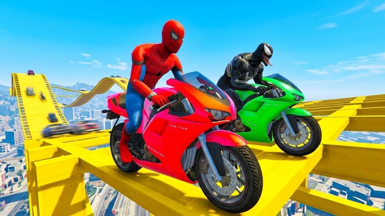 SpideyZoom1 Live 🔴 GTA 5 Spider-Man vs Hulk! | LOOPED #gta5 #shorts