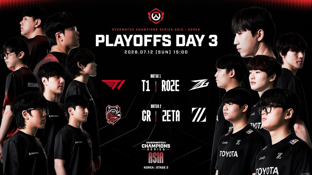 2026 OWCS ASIA l KOREA STAGE 2 - PLAYOFFS DAY 3