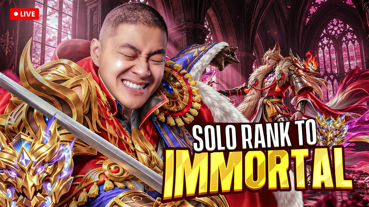 Solo Ranked Epic ke Immortal Day 22 | SPAM JUNGLE HERO META