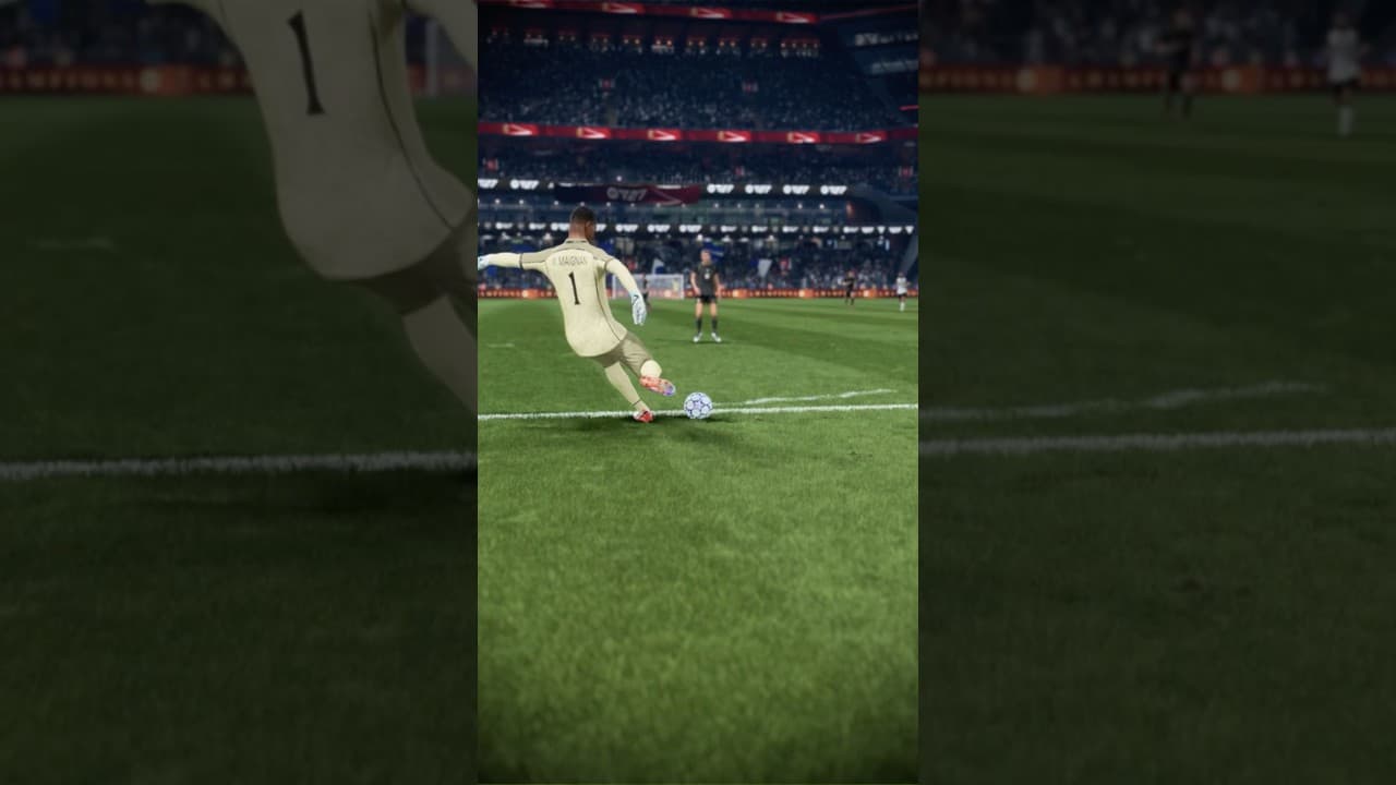 How to score the Long Freekick Glitch in FC27?! 🚀#eafc #fc27 #fifa #fut #football #shorts