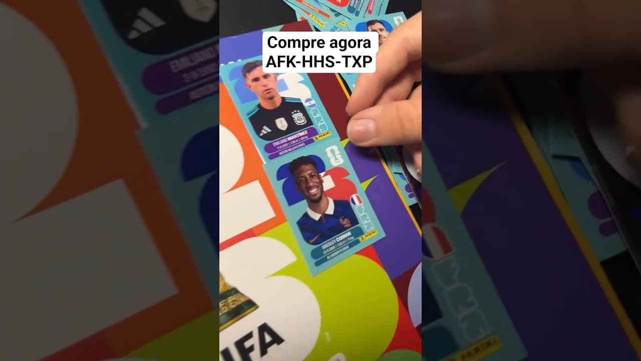 Copia e cola esse código AFK-HHS-TXP na shopee para comprar #neymar #panini #copadomundo #cards