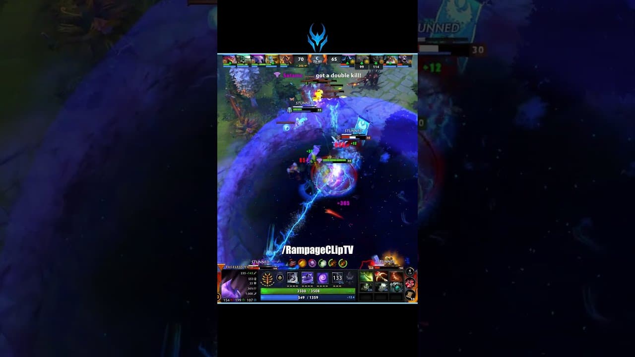 Faceless void wtf chrono 💥💀 #dota2