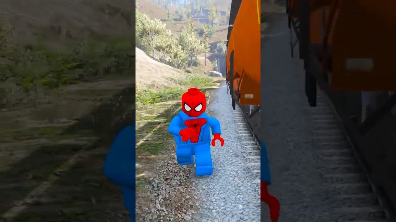 🕷️ Spider-Man kodukki pedda pramadam! 😨  #shorts #viral #gta5 #shinchan #gta5mods