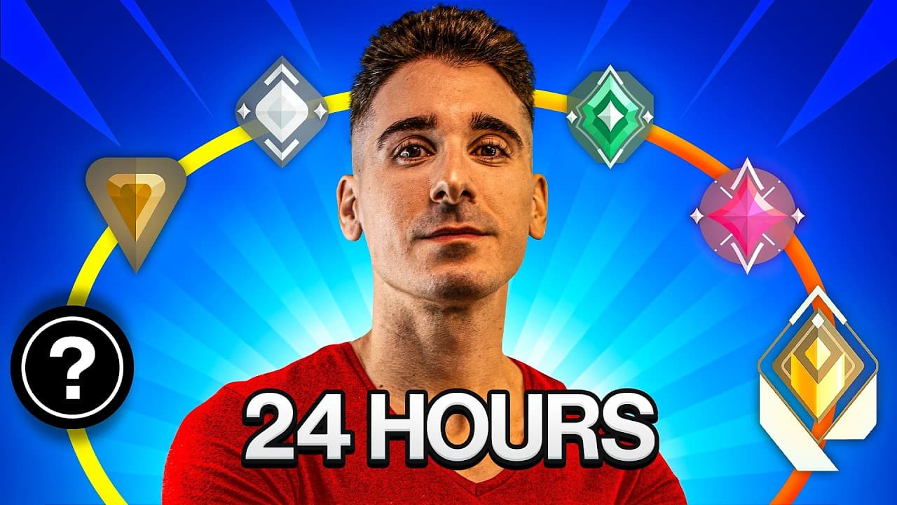 De SIN RANGO a RADIANT en 24 HORAS 🏆 | Horcus Valorant