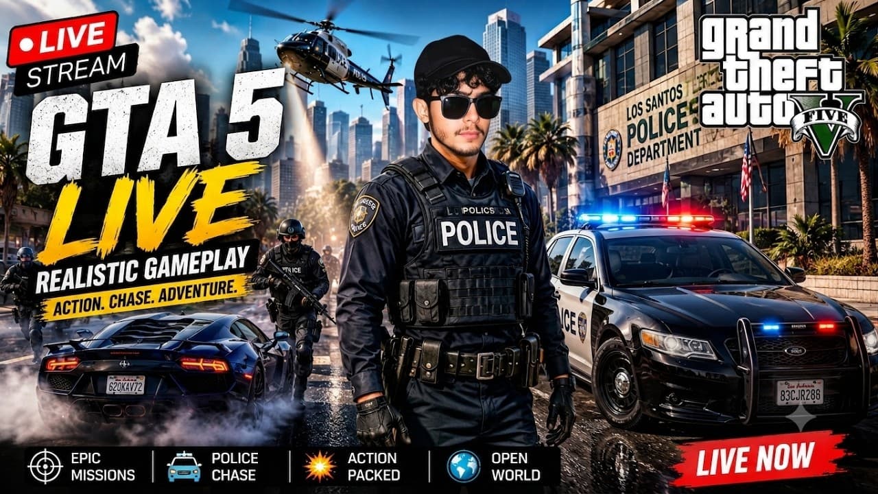 GTA 5 LIVE | Unlimited Fun & Epic Gameplay | Nexora Live |#shortslive  #shortsfeed #gta5 #gtaonline