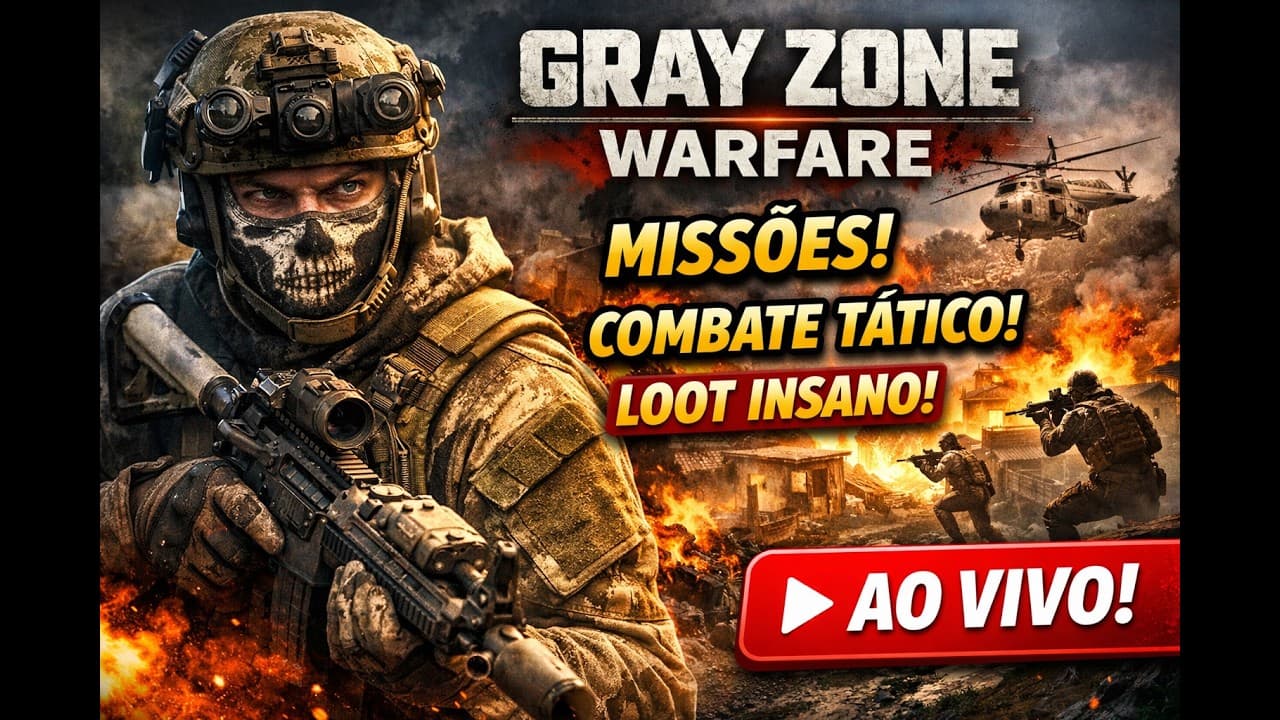 🔥 Gray Zone Warfare AO VIVO | Missões, Loot, PvE e Sobrevivência! 🎮#grayzonewarfare #live 18 do 07