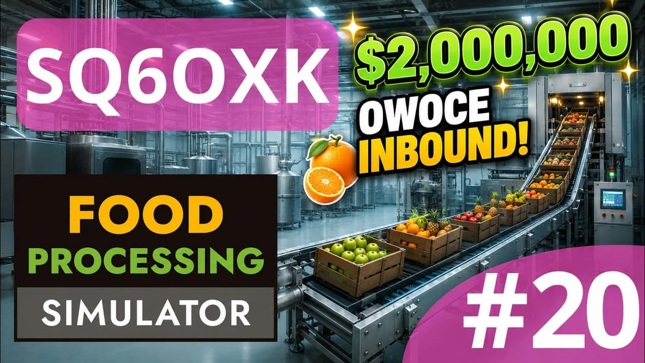 Food Processing Simulator #20 - BLISKO 2 MILIONY NA KONCIE! 💰 Cytrusowa rewolucja i 4 nowe linie