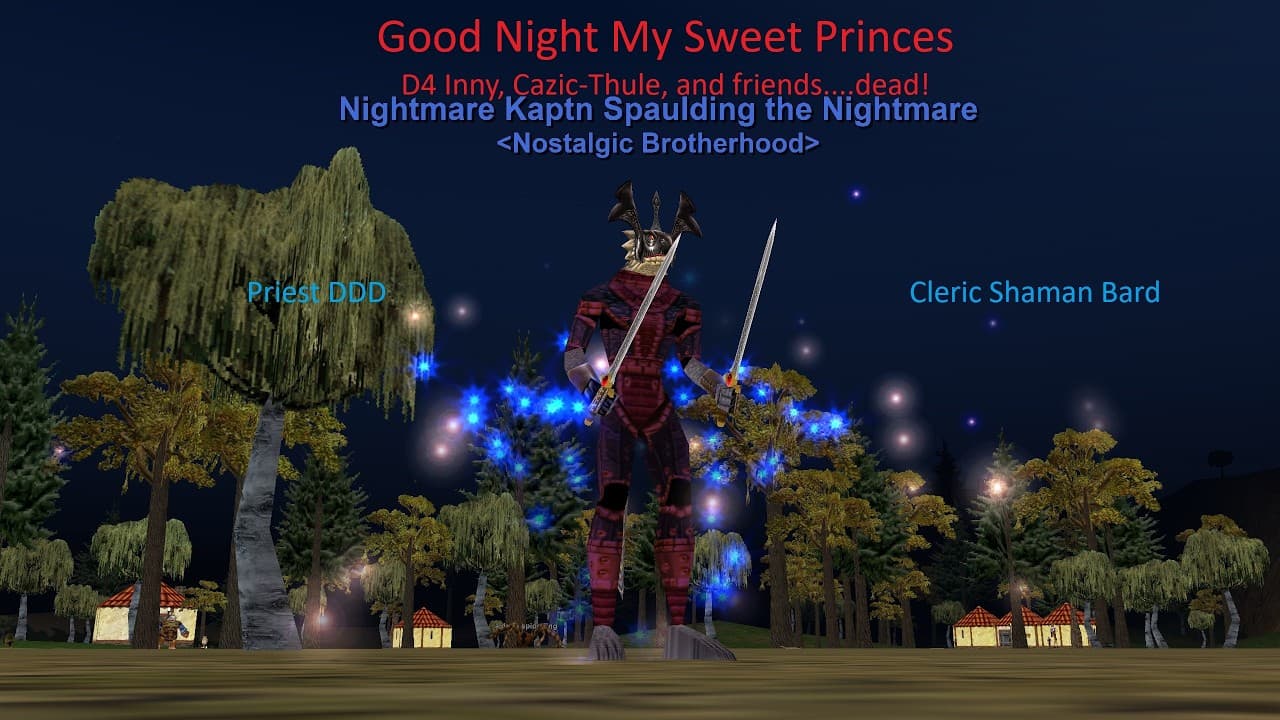 EverQuest Legends D4 Inny and CT DDD Priest.