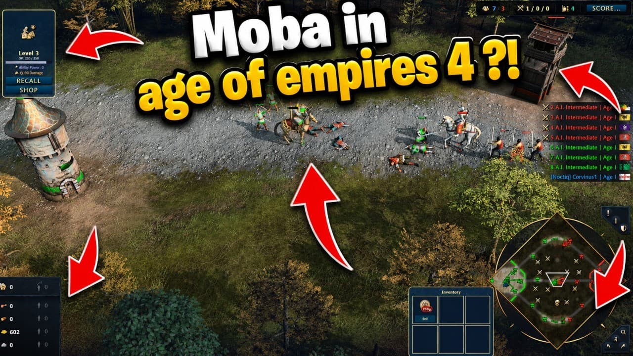 Insane new game mode in Age of Empires 4 ! MOBA is here! Are we doting or loling?