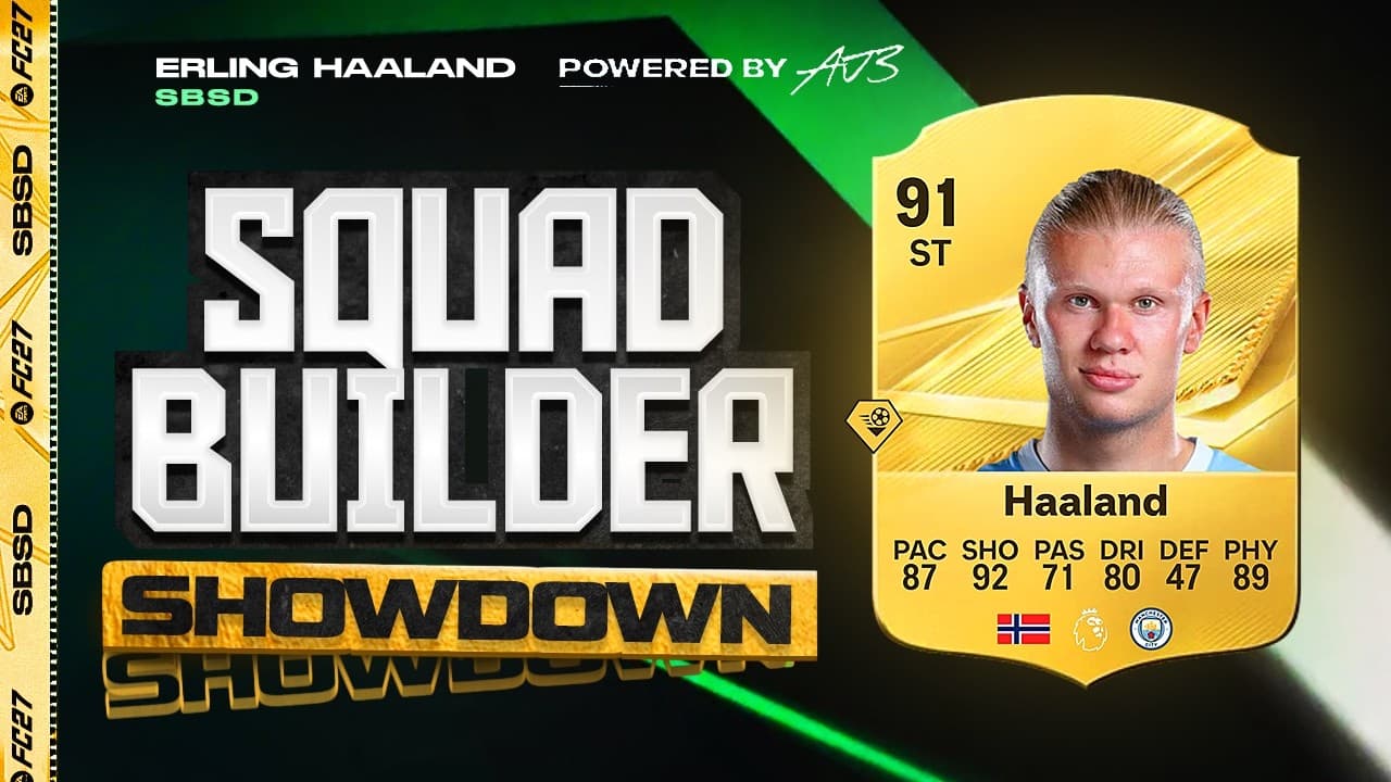 FC27 Squad Builder Showdown! ERLING HAALAND!!!