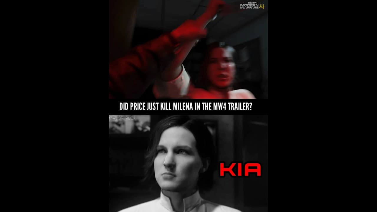 "Makarov's Financier Found Dead" - Price killed Milena in Modern Warfare 4?! #shorts #cod #mw4