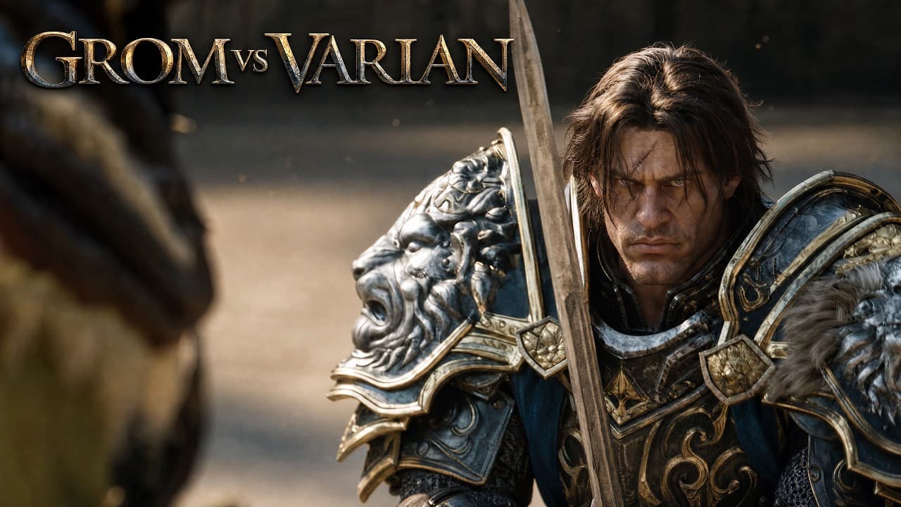 Grom Hellscream vs Varian Wrynn | Warcraft AI Cinematic — Drake Arena