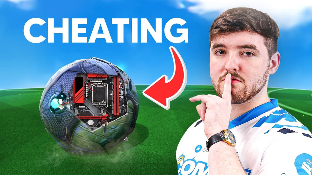 How I Secretly CHEATED To Beat A Rocket League Pro