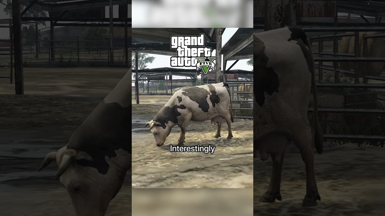 GTA 5's Cows #gta5 #gtav #gtaonline