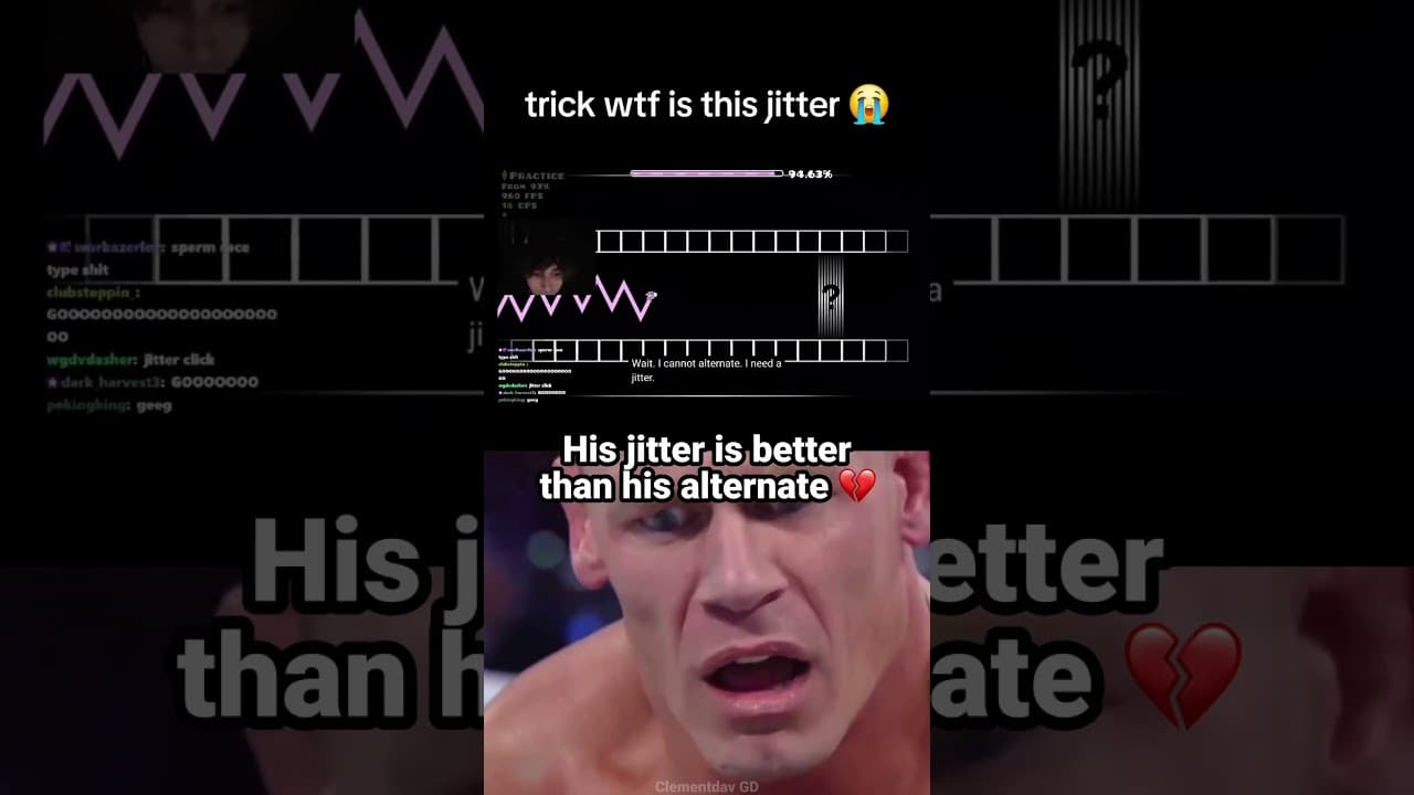 Trick did an insane jitter wave spam 😭✌️
