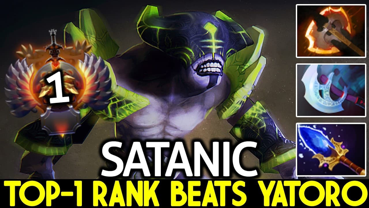 SATANIC [Faceless Void] How Top-1 Rank Beats YATORO Dota 2