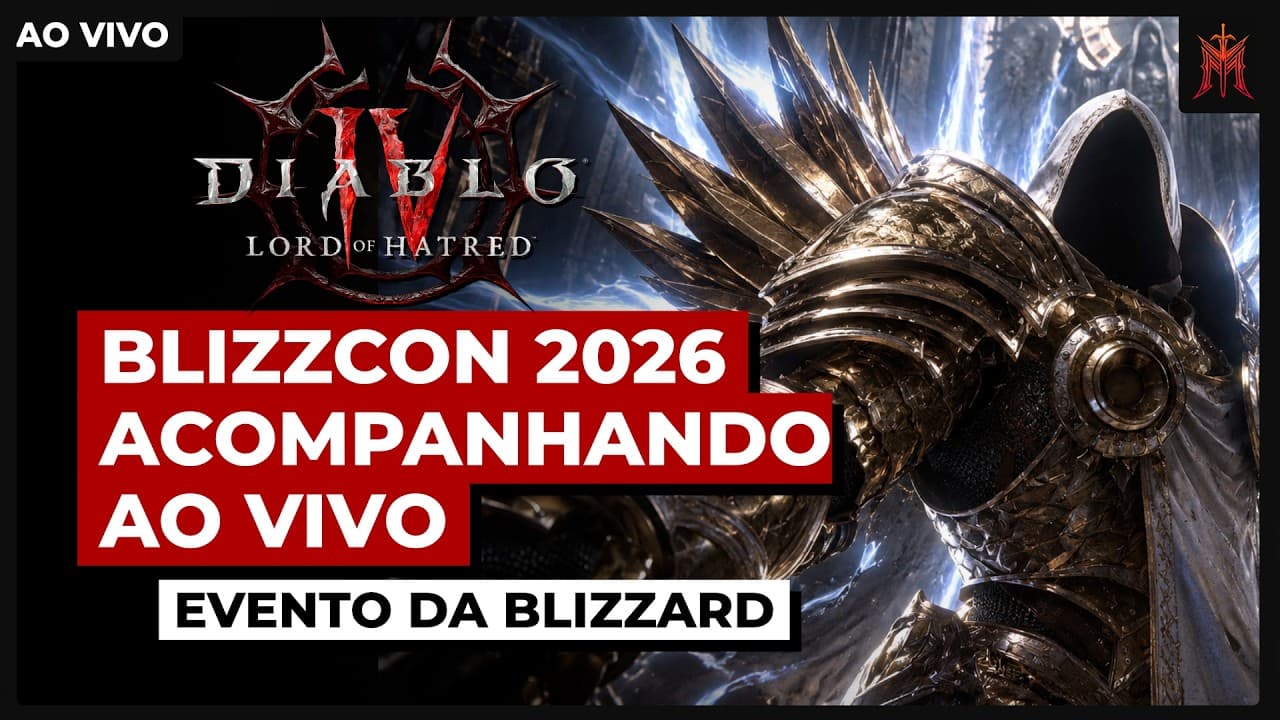 🔴Ao Vivo - Watch Party Blizzcon 2026 Revelações do Diablo IV