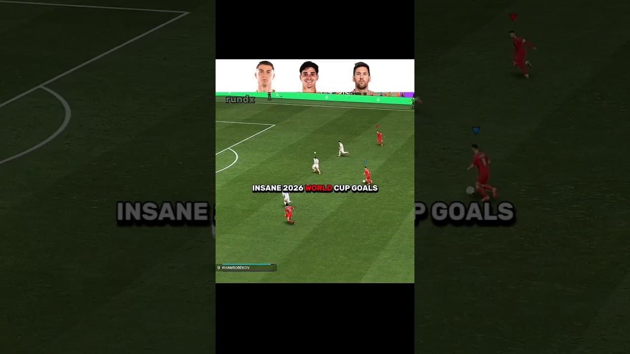 Insane World Cup Goals Part 6 #fifa #eafc #fc25 #fc26 #fc27 #football #gaming #fc24 #shorts