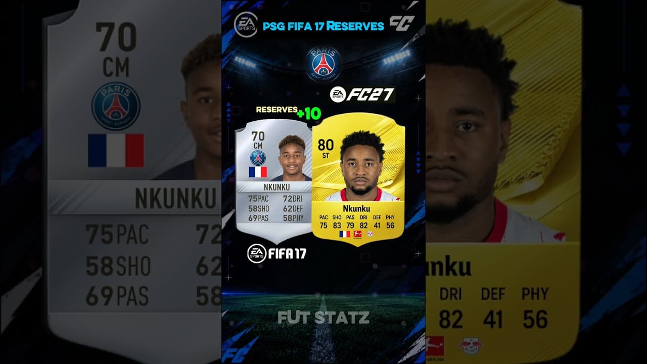 PSG FIFA 17 Reserves in FC 27 #fc27