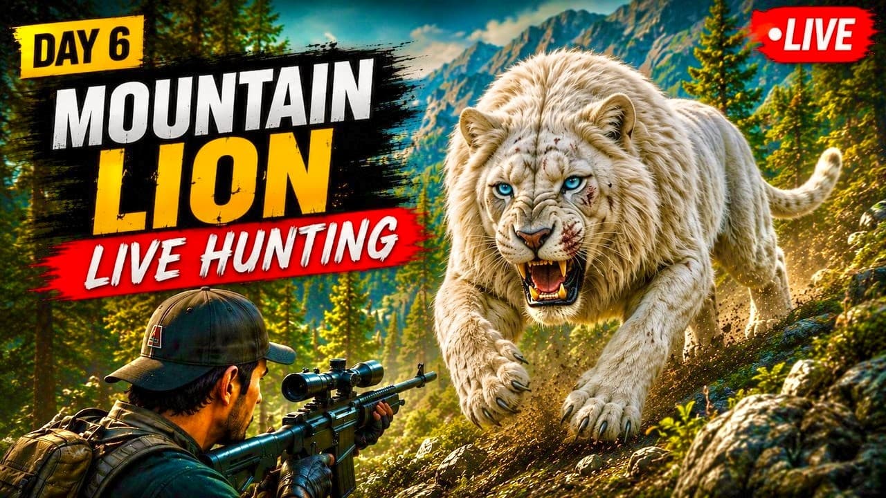 🛑 GTA 5 LIVE - WHITE MOUNTAIN LION LIVE HUNTING CHALLENGE 🔥 #shorts #short #shortlive 